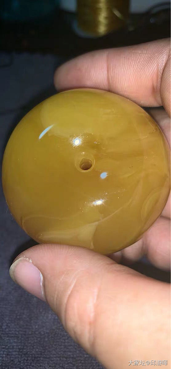 蜜蜡情节_平安扣琥珀蜜蜡