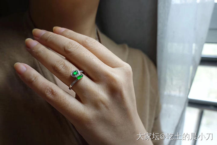 💍到手 真是不好拍_戒指翡翠