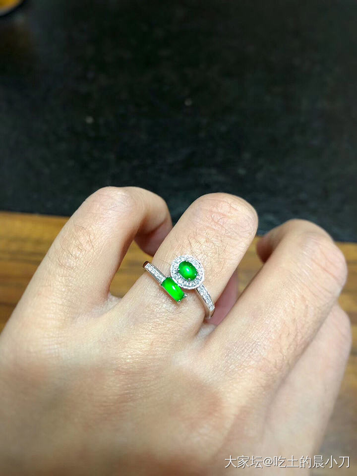 💍到手 真是不好拍_戒指翡翠