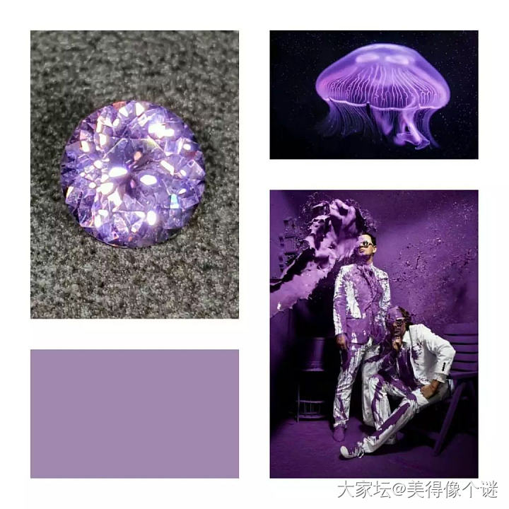 种草了一颗紫色的尖晶，求拔草_刻面宝石尖晶石