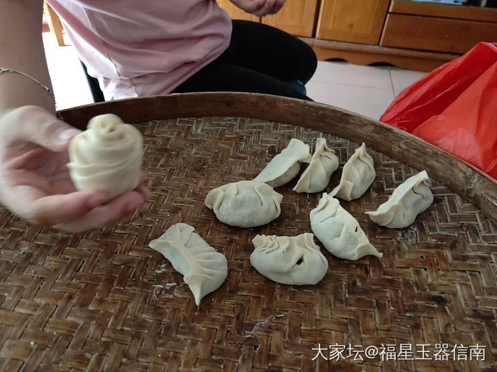 明天外出，大小秘书给我做了饺子，哈_美食