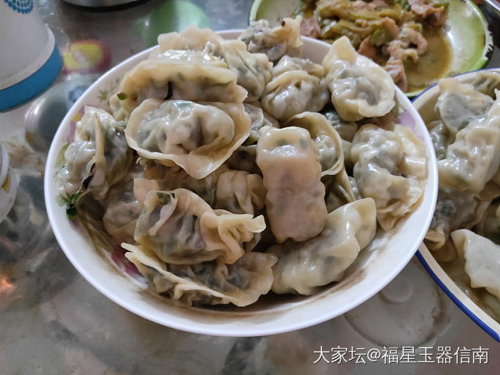 明天外出，大小秘书给我做了饺子，哈_美食