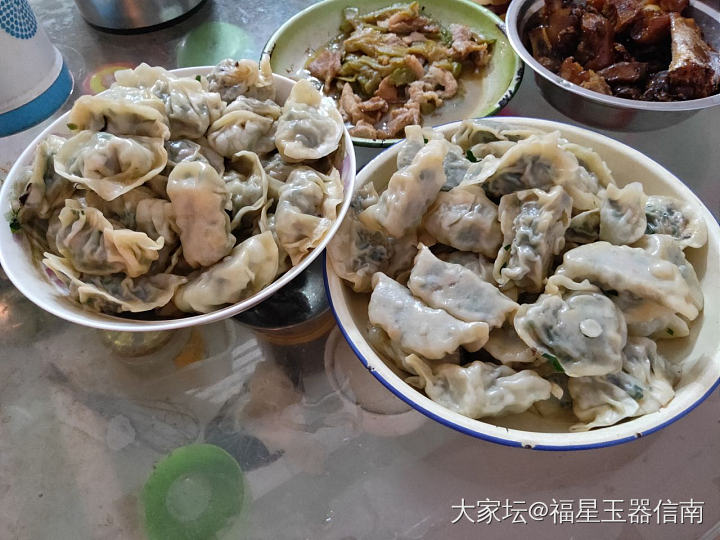 明天外出，大小秘书给我做了饺子，哈_美食