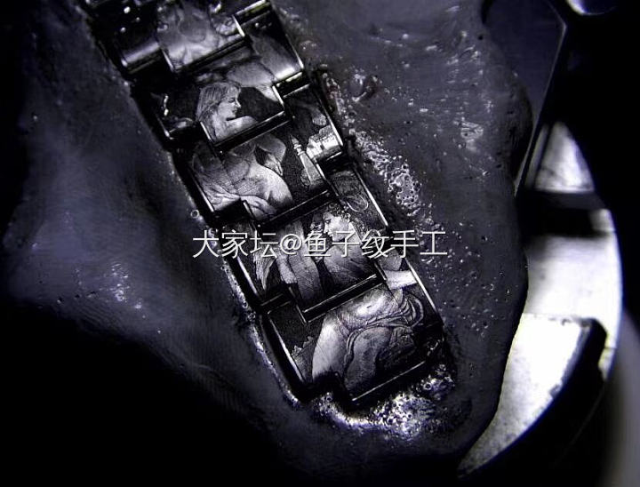 金工师手工雕刻劳力士钢表_手表