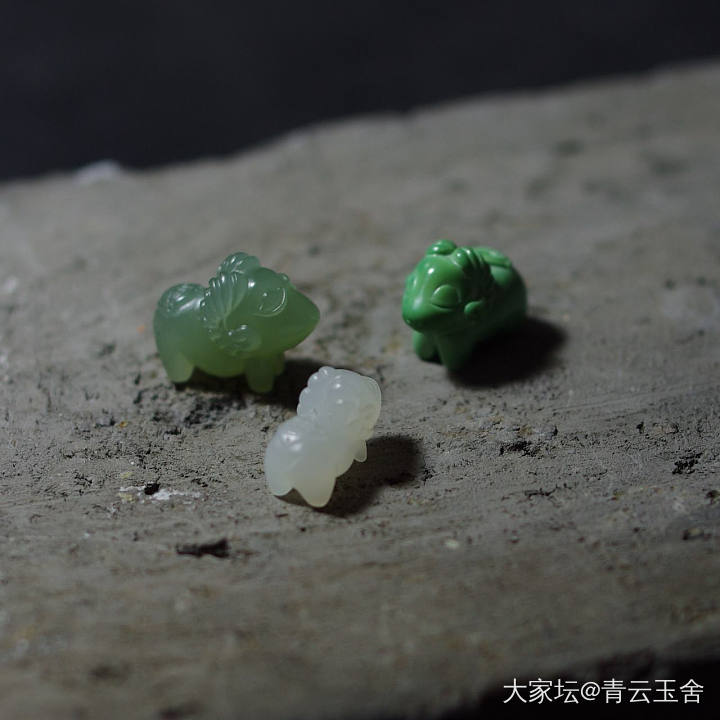 小萌羊，三羊开泰😄_玉工