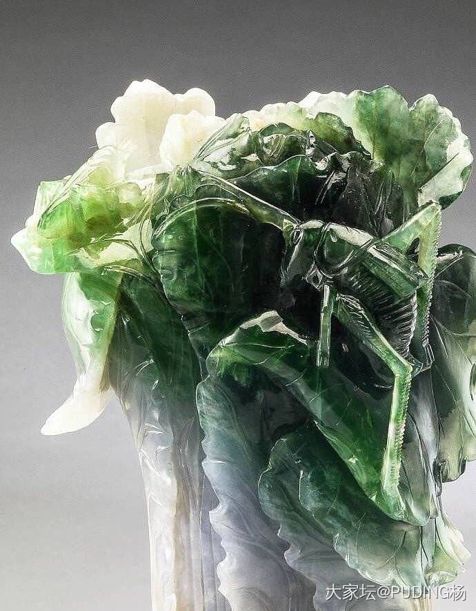 台北故宫博物院的翡翠白菜🥬价值4.8亿！_玉工