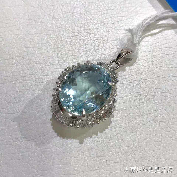 求教~入这颗海蓝宝，我是不是被骗了？_海蓝宝