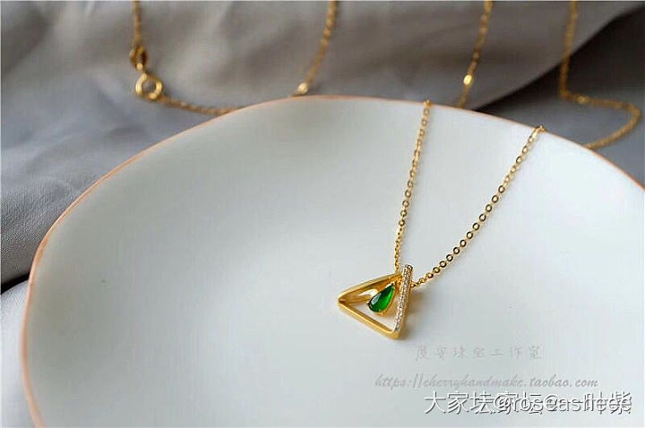 入了一个小的翡翠蛋面，求款式，谢谢坛友们_求款式翡翠