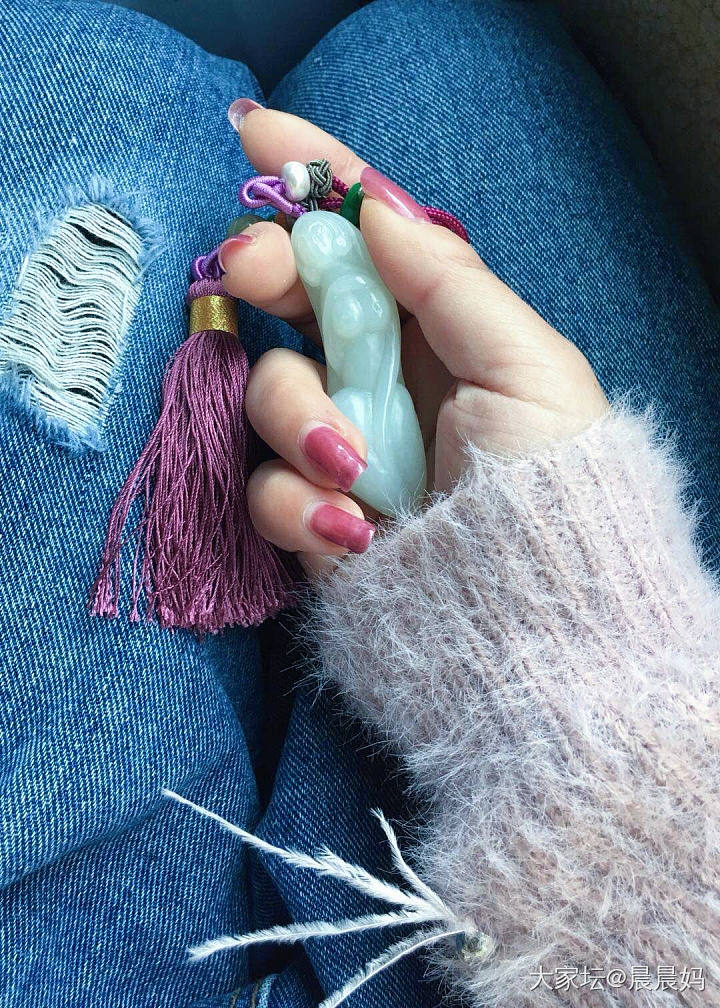 美美的一套_挂件手镯和田玉