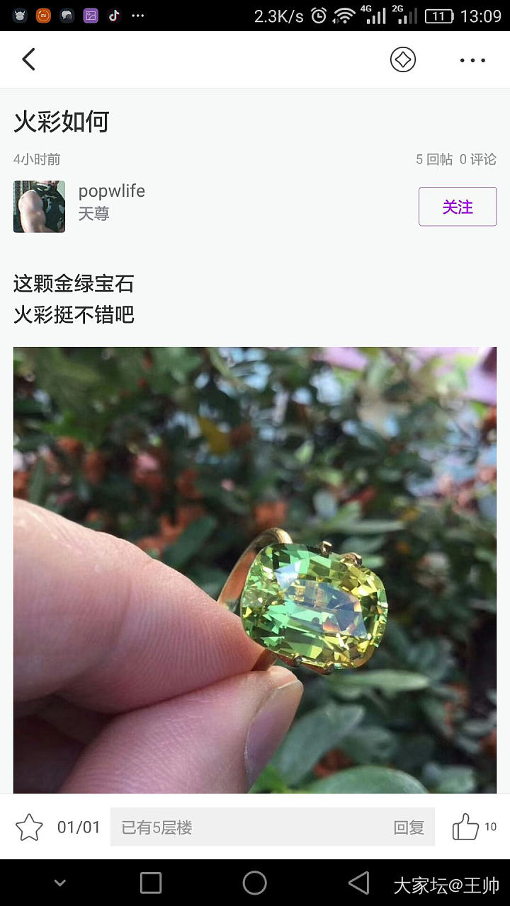 火彩如何（学习p院之二，我学的像不像，请看一楼）_金绿宝石