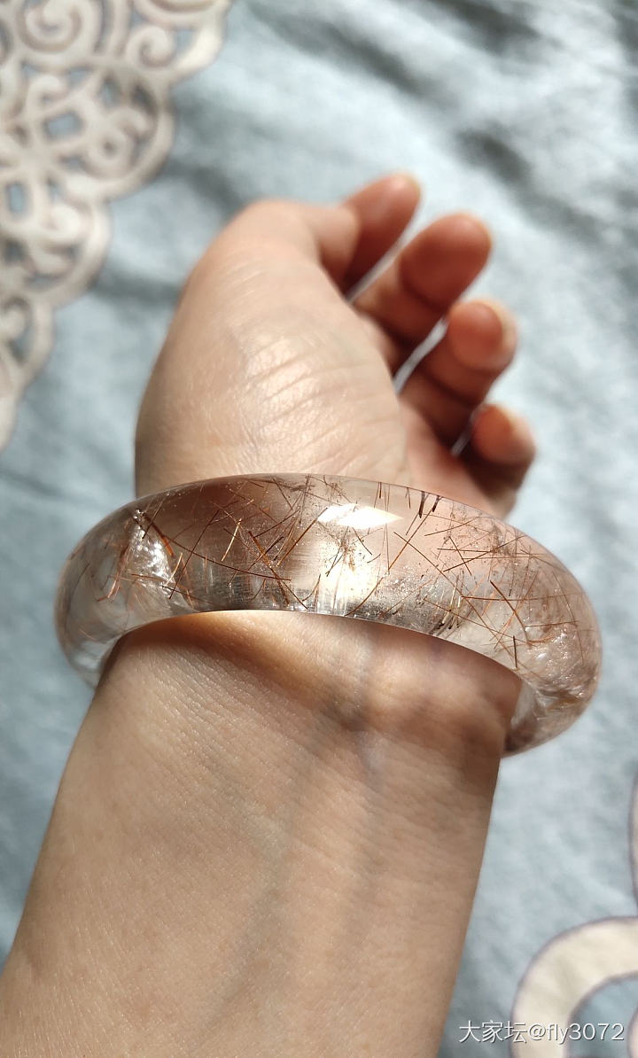 今天戴的20190503_手镯发晶水晶
