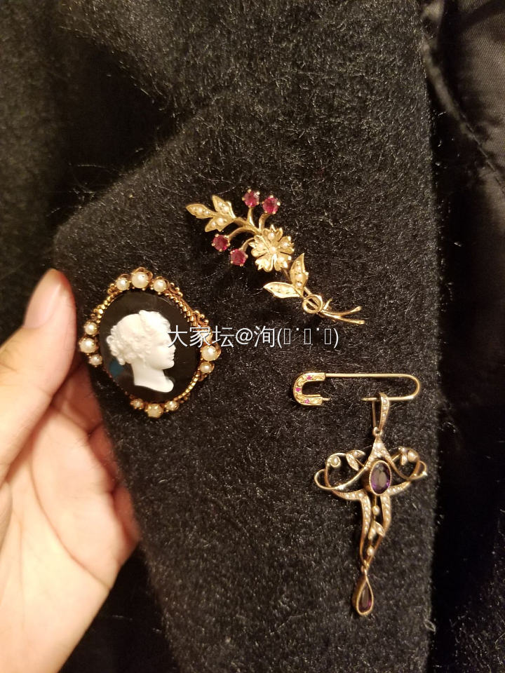 古董小胸针get✔_胸饰古董首饰