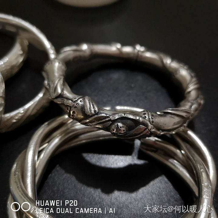 小唐家竹节求建议_手镯银
