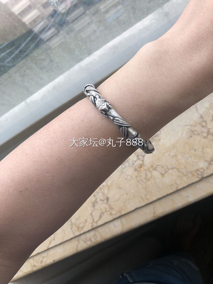 小唐家竹节求建议_手镯银