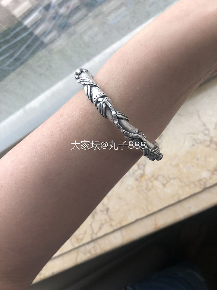 小唐家竹节求建议_手镯银