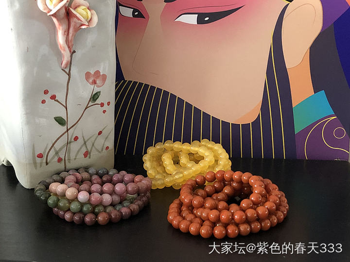 瓦西南红手串 11mm_南红
