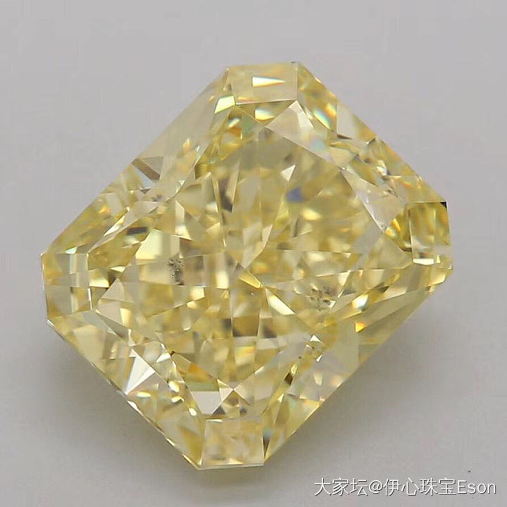 雷迪恩黄钻  3.03ct  FancyYellow  SI1  VGVG  F_彩钻