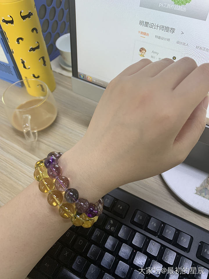 大家来晒晒今天的装备？？_珠串碧玺