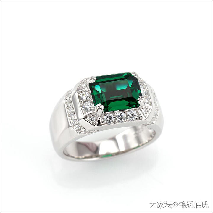 绿石头_刻面宝石祖母绿