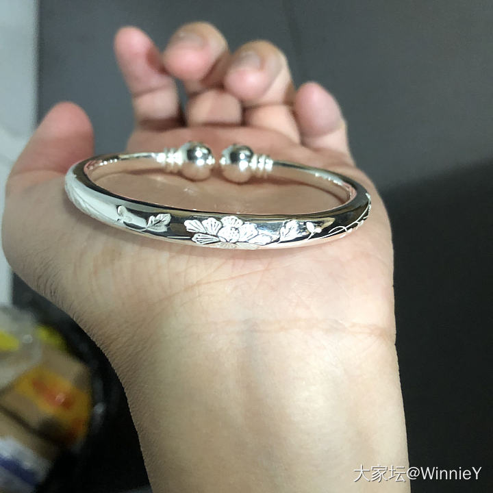 你是什么神仙手镯…这么好看？_手镯银