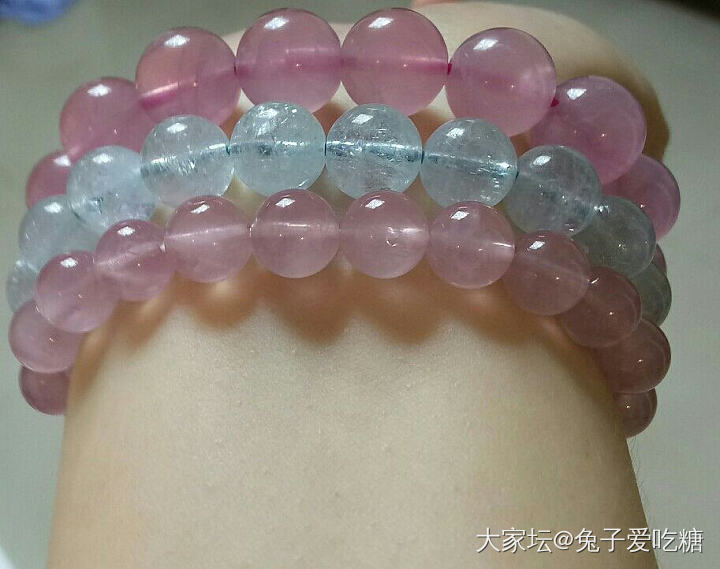 马粉+海蓝宝=一个夏天_海蓝宝粉晶水晶
