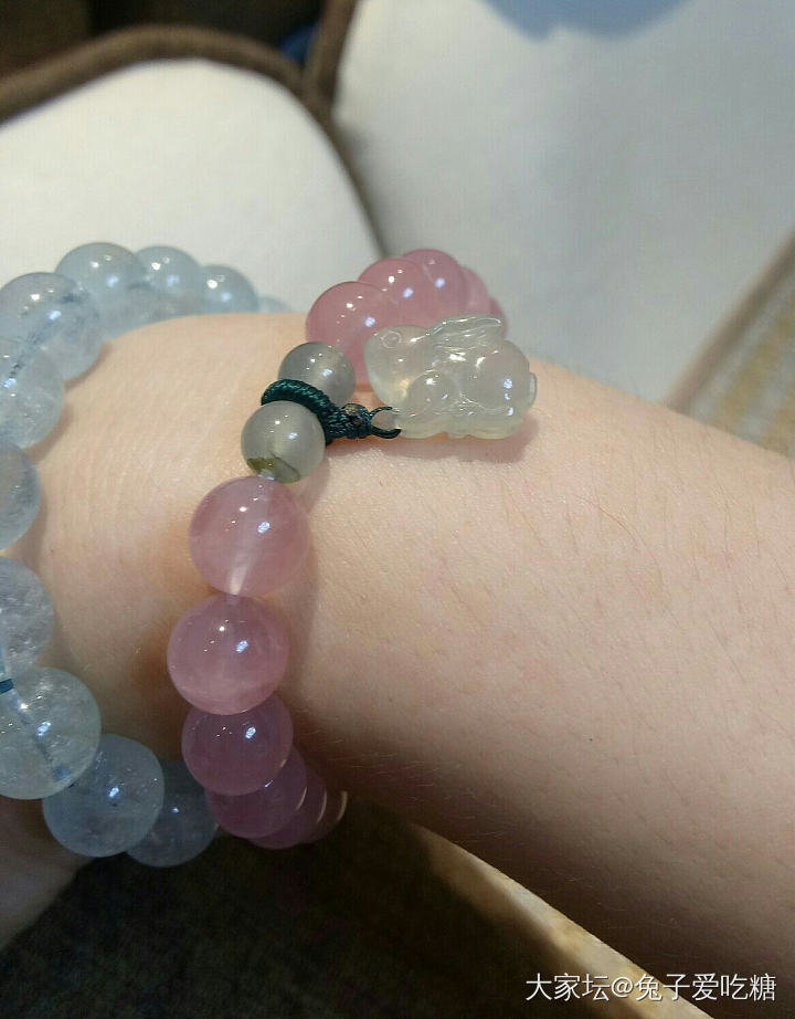 马粉+海蓝宝=一个夏天_海蓝宝粉晶水晶