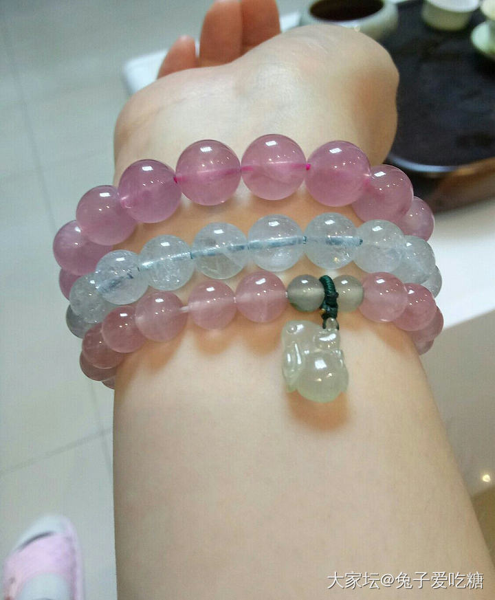 马粉+海蓝宝=一个夏天_海蓝宝粉晶水晶