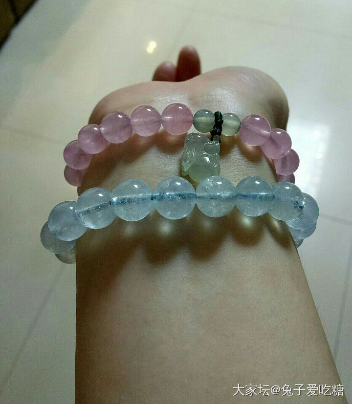 马粉+海蓝宝=一个夏天_海蓝宝粉晶水晶
