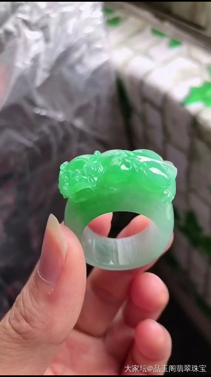貔貅扳指_翡翠