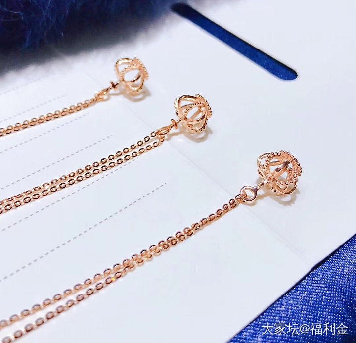 18k皇冠套链_项链K金福利社