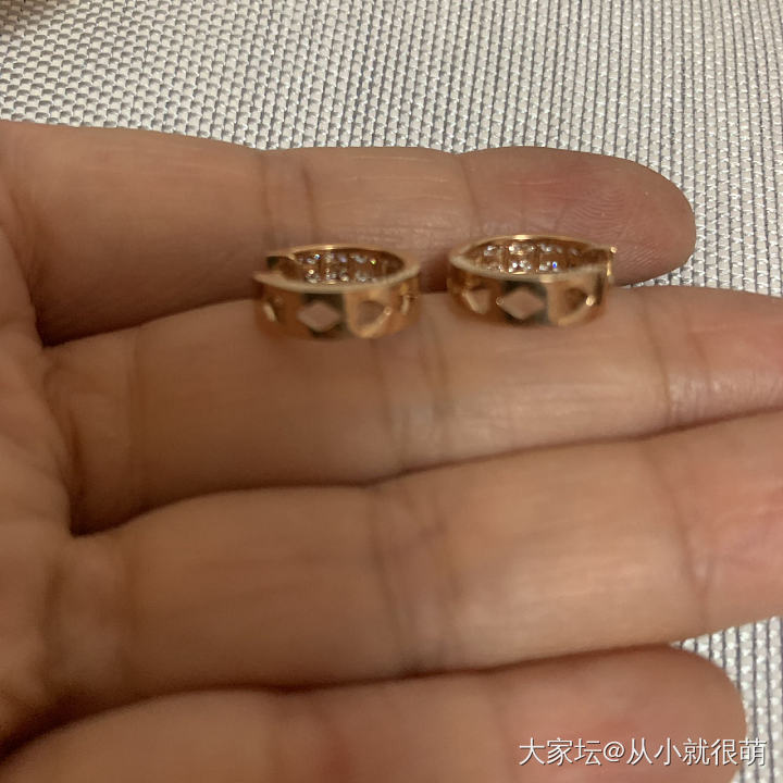 18k钻石小耳环_耳环钻石