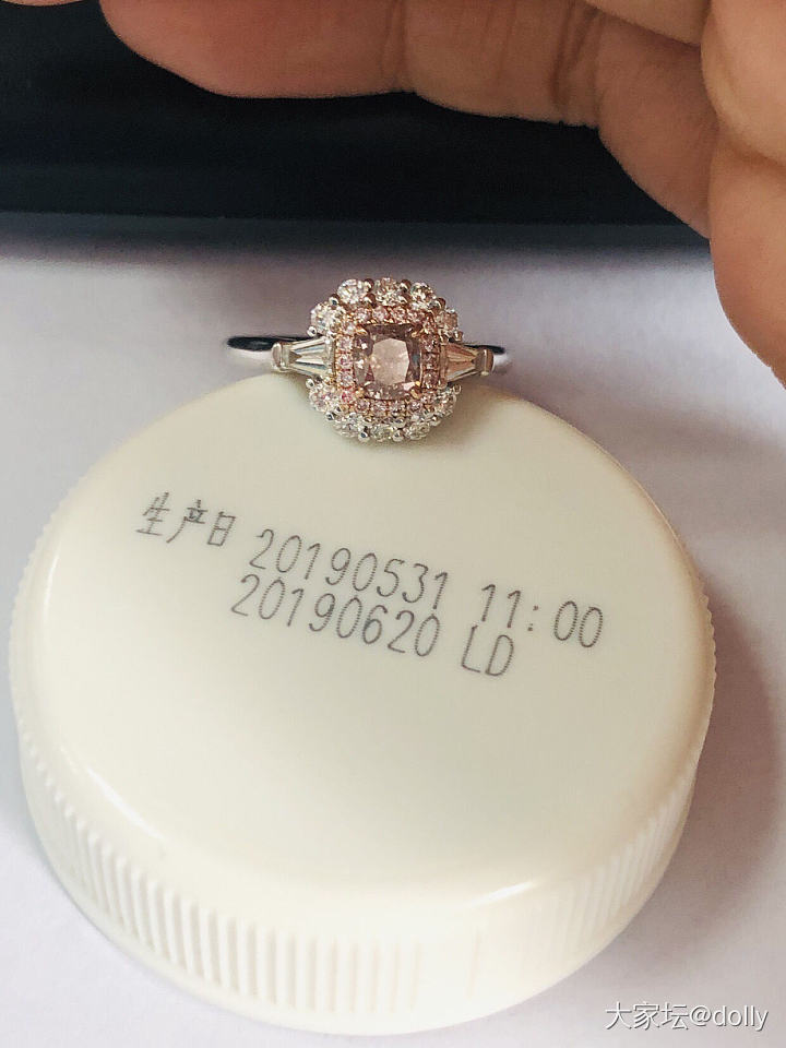 51分粉钻戒指，求点评_戒指彩钻