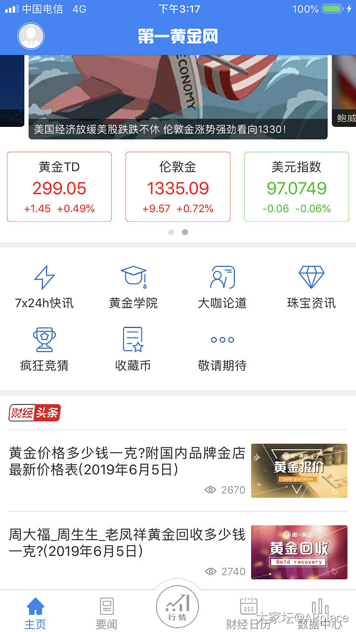 坐等金价破三百_金价