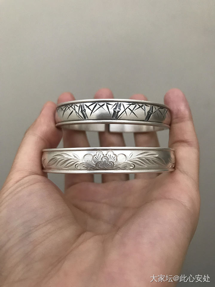 定竹还是芍药_手镯银