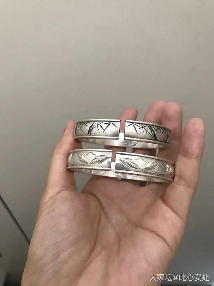 定竹还是芍药_手镯银