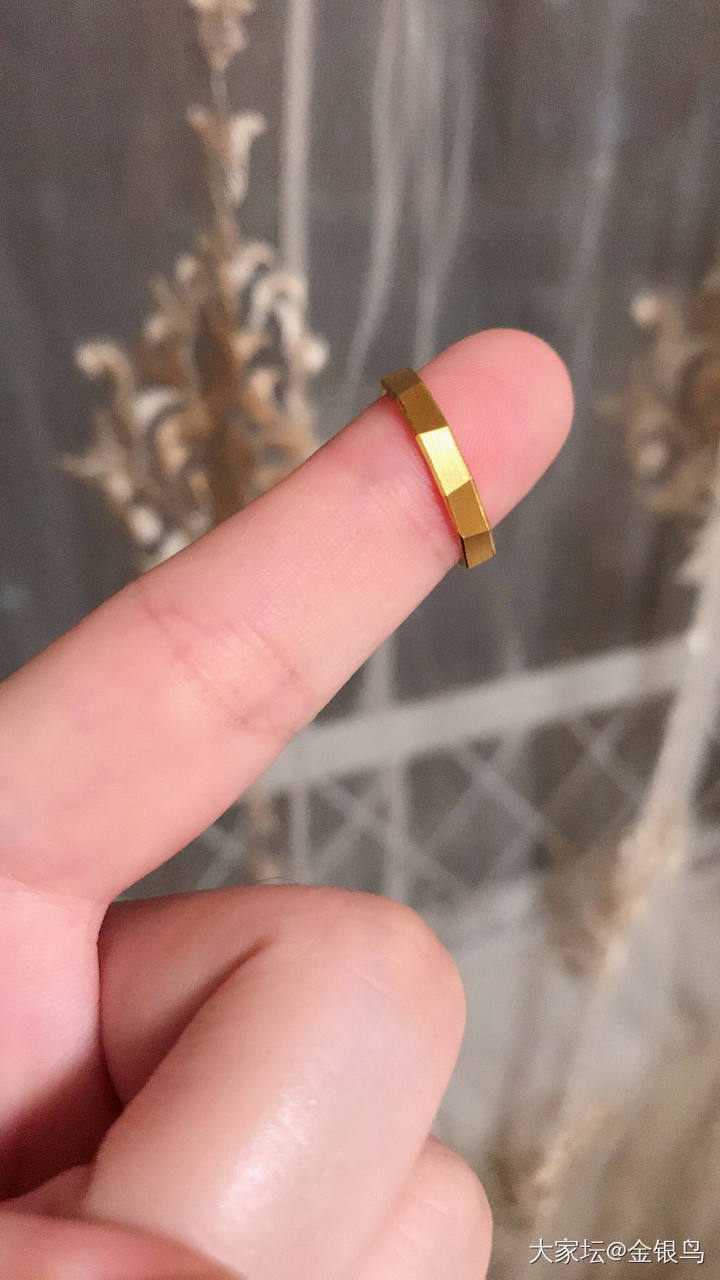 618收到变真爱的小戒指_戒指金