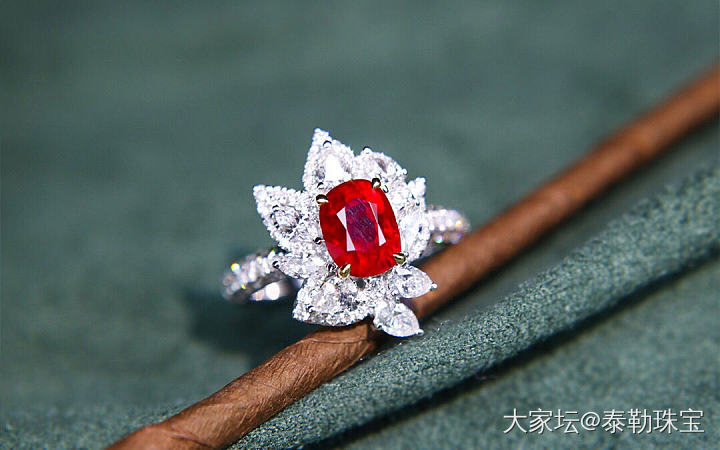 #泰勒彩宝#2.03ct无烧鸽血红戒指 要戴就要戴出自己的品味_戒指红宝石