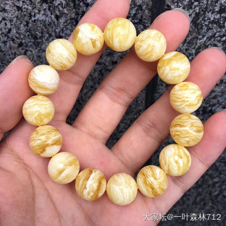 新收的蜜蜡串串_珠串蜜蜡