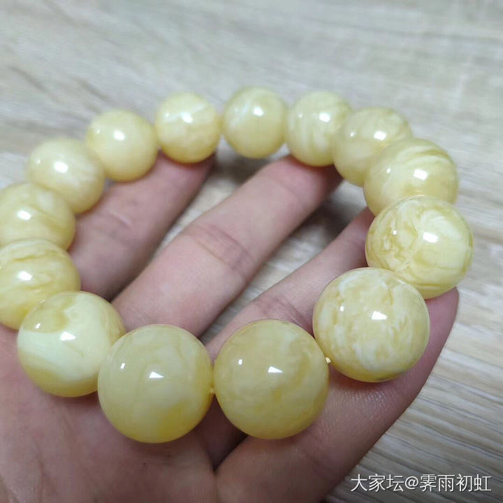 新收的蜜蜡串串_珠串蜜蜡