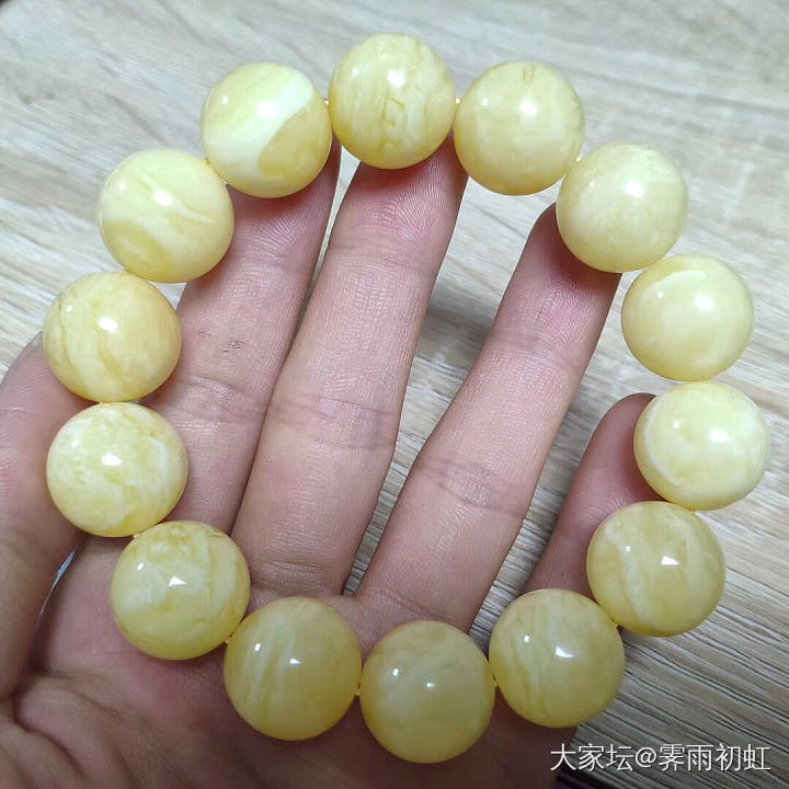 新收的蜜蜡串串_珠串蜜蜡