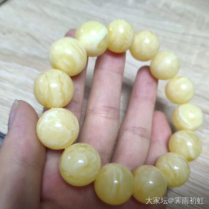 新收的蜜蜡串串_珠串蜜蜡