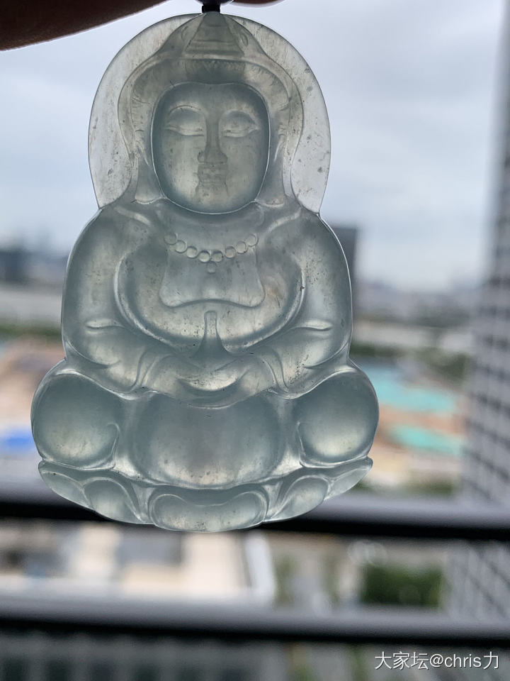 上次观音退了， 选择了这个..._挂件翡翠