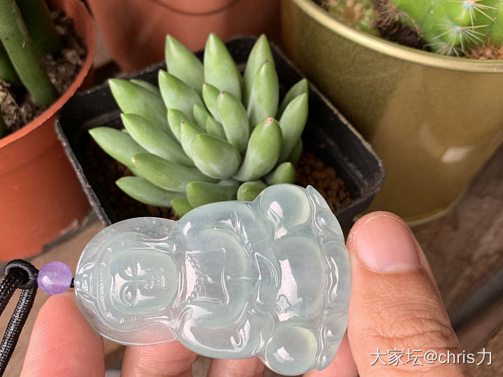 上次观音退了， 选择了这个..._挂件翡翠
