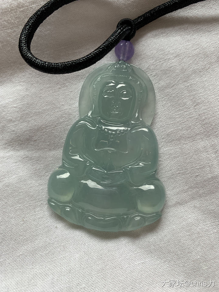 上次观音退了， 选择了这个..._挂件翡翠