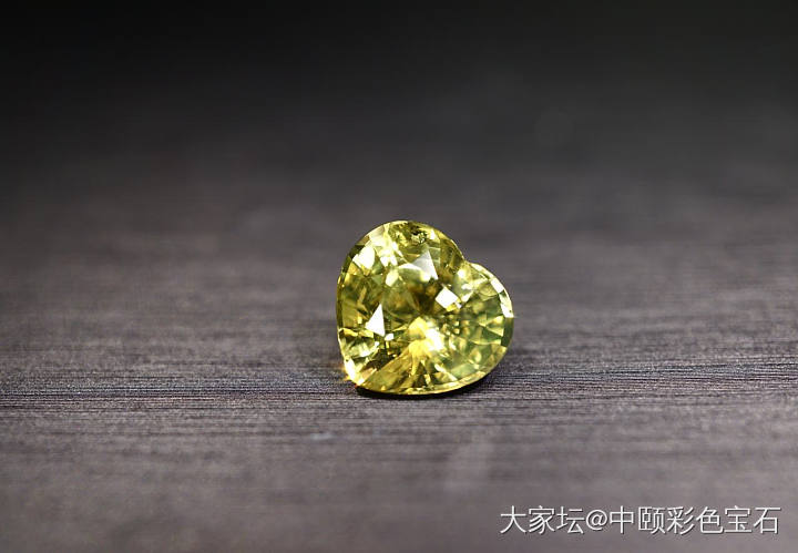 ##中颐天然未加热金绿宝石##  4.01ct 心形 AGTL证书_刻面宝石金绿宝石名贵宝石