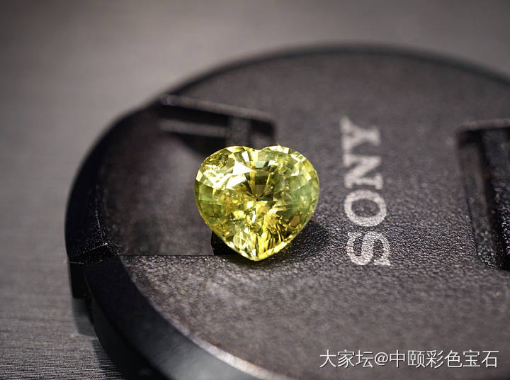 ##中颐天然未加热金绿宝石##  4.01ct 心形 AGTL证书_刻面宝石金绿宝石名贵宝石