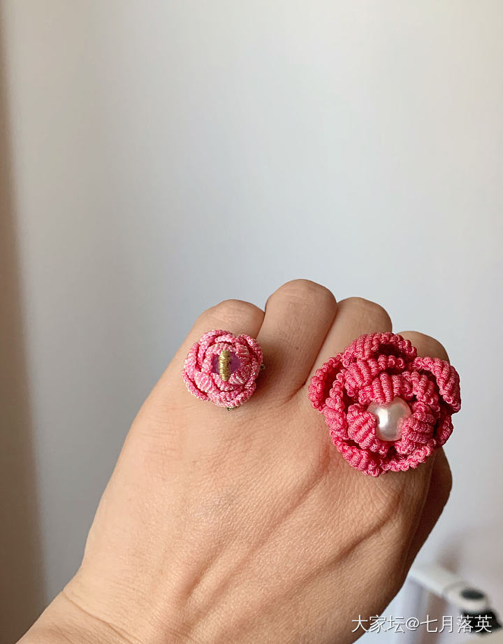 渐变迷你莲花_编绳