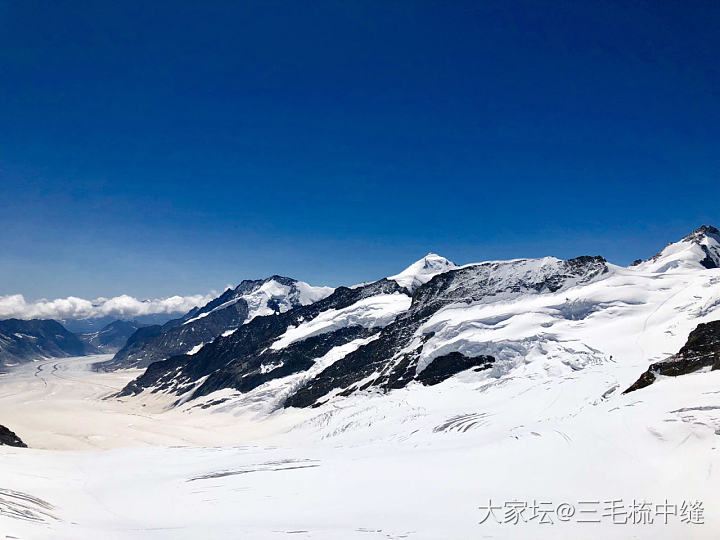 少女峰，欧洲的脊梁。_景色旅游