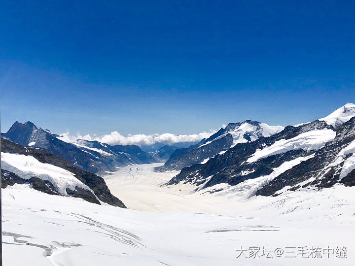 少女峰，欧洲的脊梁。_景色旅游