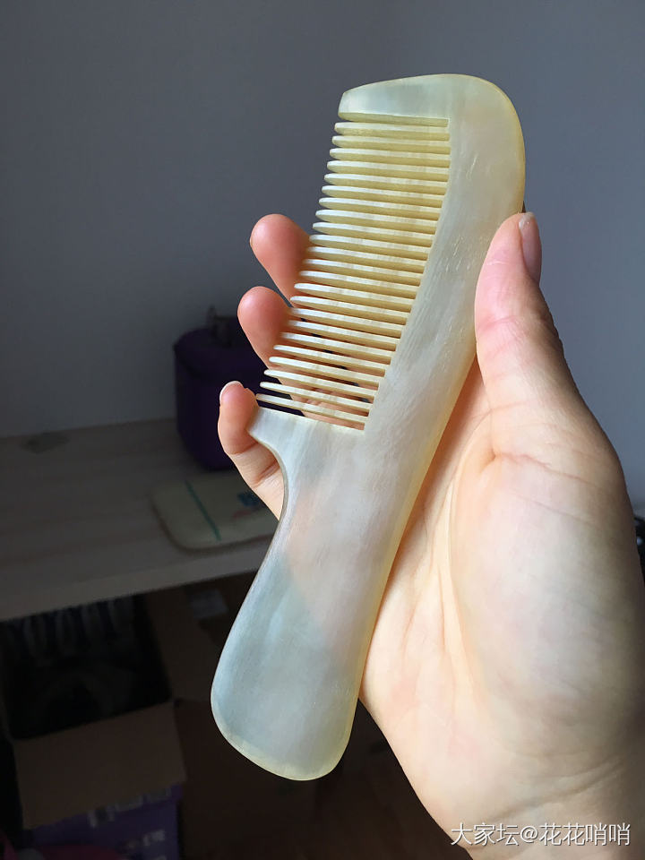 跟了我好多年的牛角梳_梳子